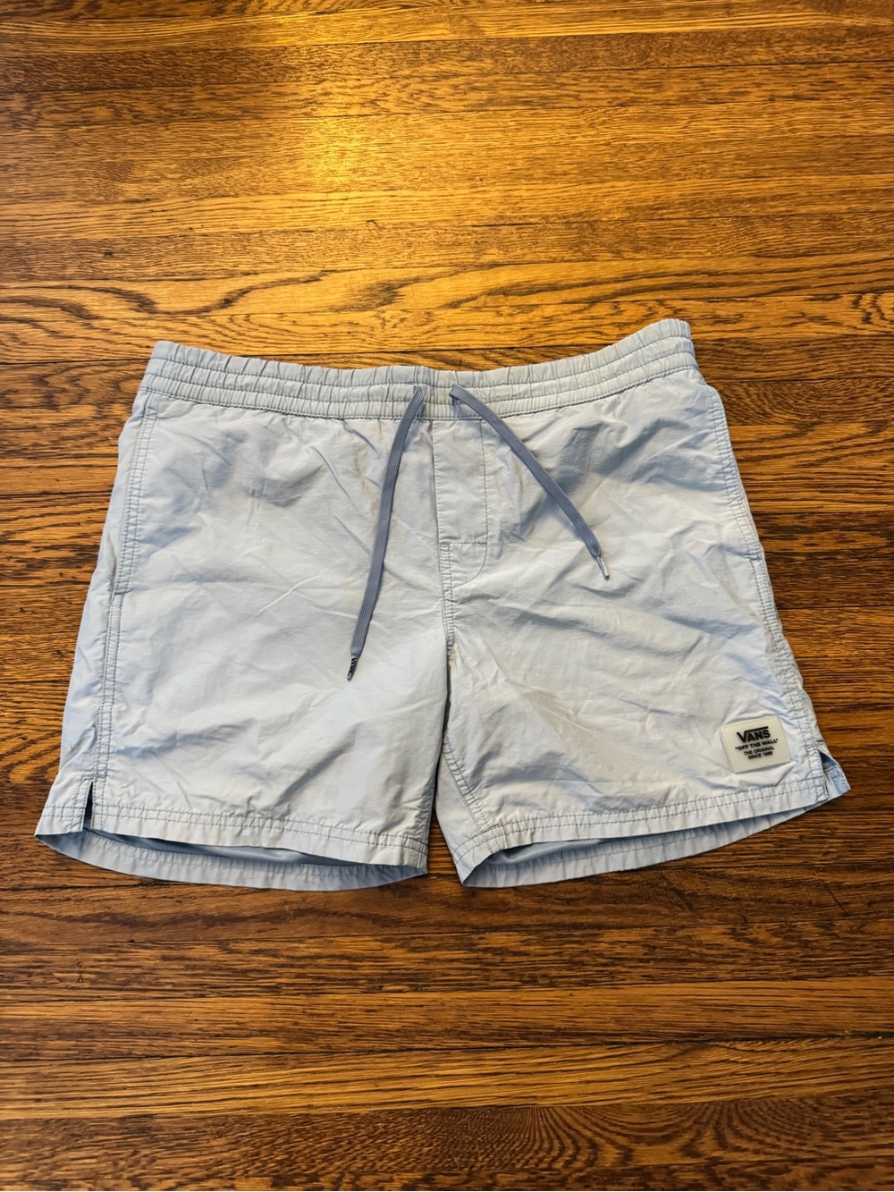 Vans Off The Wall Hybrid Men’s Shorts Vans Men's Light Blue Swim Trunks
